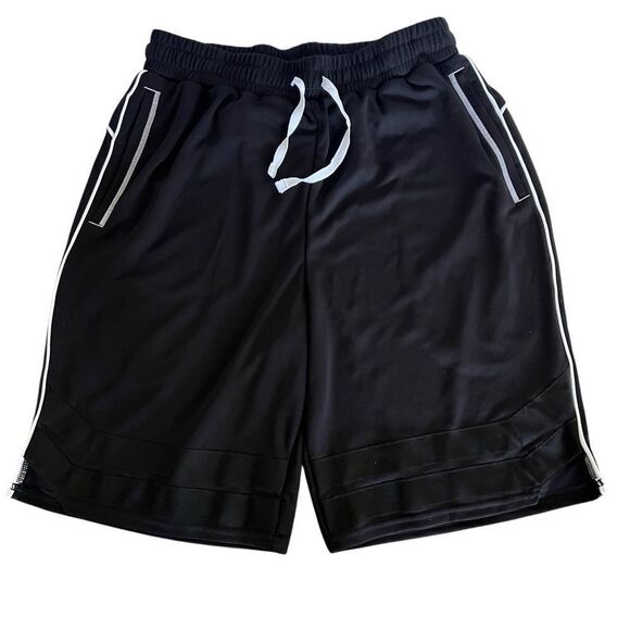 Gymshark Recess Basketball Shorts Men’s Size M Black Athletic Gym Mesh - Picture 1 of 8